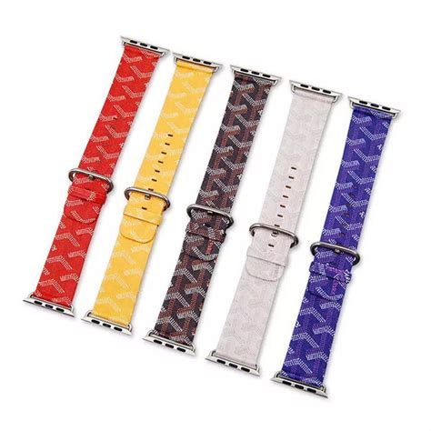 etsy goyard apple watch band|designer leather apple watch bands.